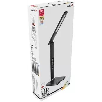 Lampada da scrivania LED Avide ufficio calendario nero 6W 350lm