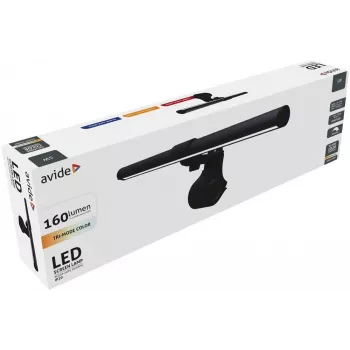 Avide Lampada LED per monitor con fissaggio a pinza 160lm USB 5W