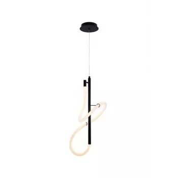 Lampada a sospensione a barra Tigris LED, 4000K, nero