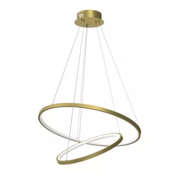 Ronday Lampada a sospensione LED, 60 cm, 51W, oro