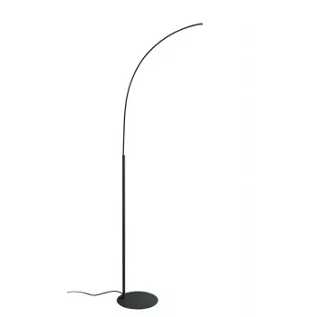 Lampada da terra LED Sibiu, 4000K, nero