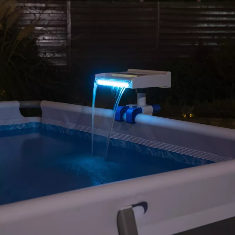 Fontana da piscina LED 7 colori 8 modalità IP67 Bestway 58619
