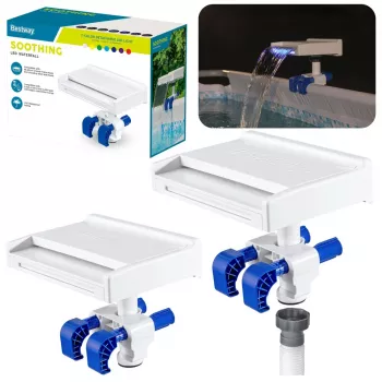 Fontana da piscina LED 7 colori 8 modalità IP67 Bestway 58619