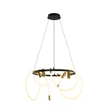 Tigris Coil lampada a sospensione LED, 4000K, oro