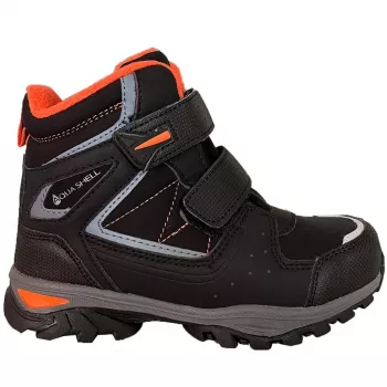 Lee Cooper Kids' sneakers con velcro Black-Orange LCJ-23-01-2060K taglia 28