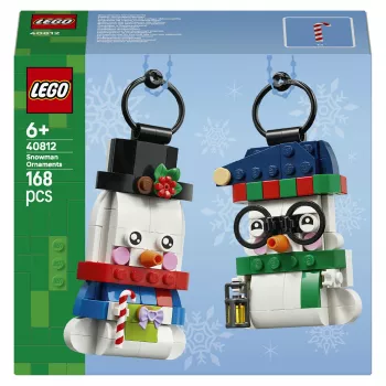 LEGO 40812 pupazzi di neve stagionali decorazione natalizia set da costruzione (153 pezzi)