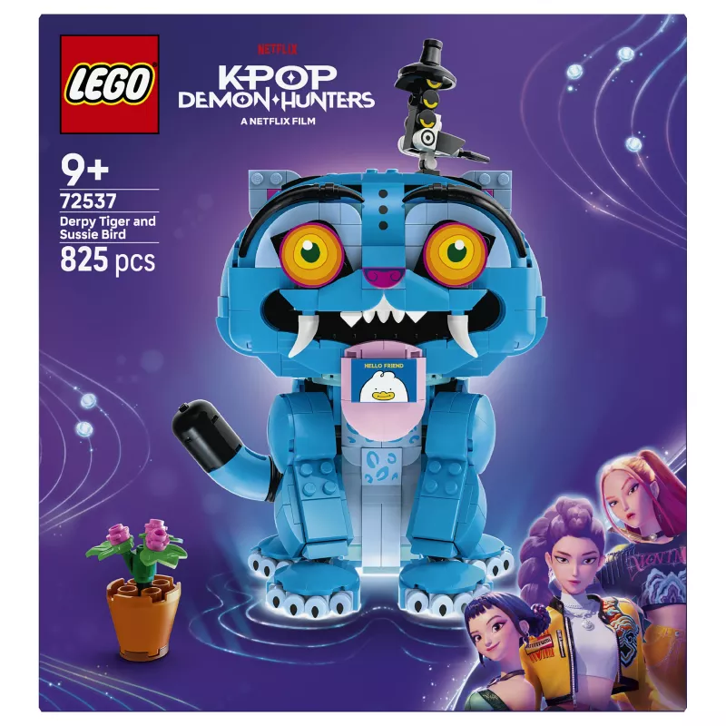 LEGO 72537 KPop Demon Hunters Derpy Tiger e Sussie Bird set di costruzioni