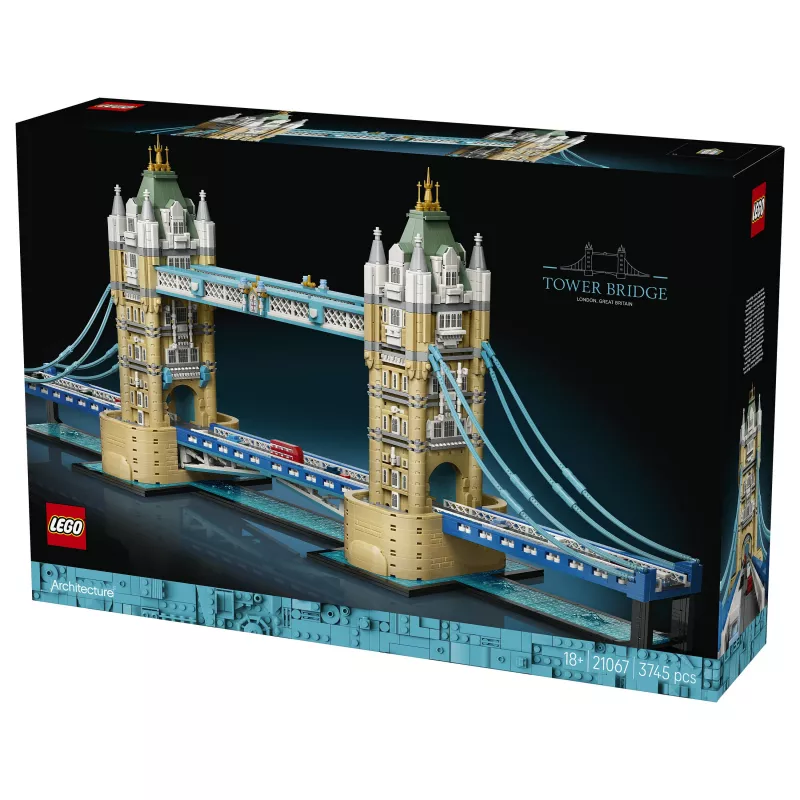LEGO Architecture 21067 Tower Bridge set da costruzione (1176 pezzi) - monumento di Londra