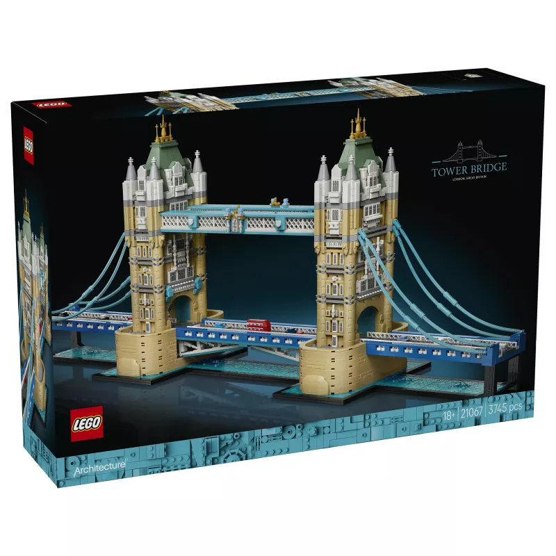 LEGO Architecture 21067 Tower Bridge set da costruzione (1176 pezzi) - monumento di Londra