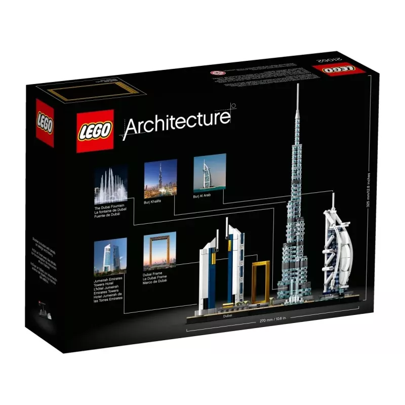 LEGO Architecture Dubai Skyline Collection 21052 Set da costruzione