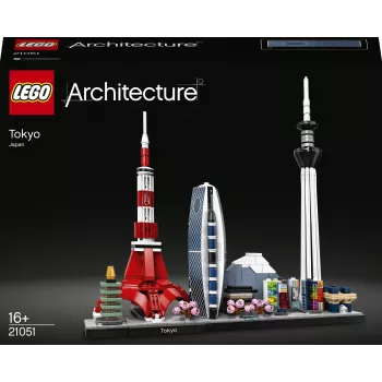 LEGO Architecture Tokyo (21051) Set da costruzione, 547 pezzi