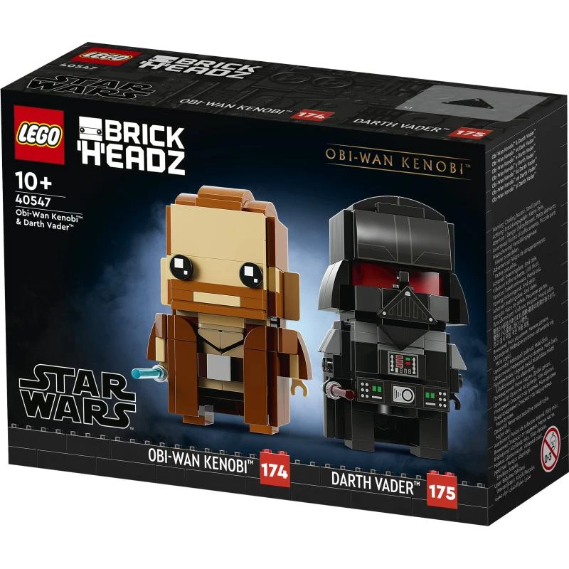 LEGO BrickHeadz Obi-Wan Kenobi e Darth Vader (40547)