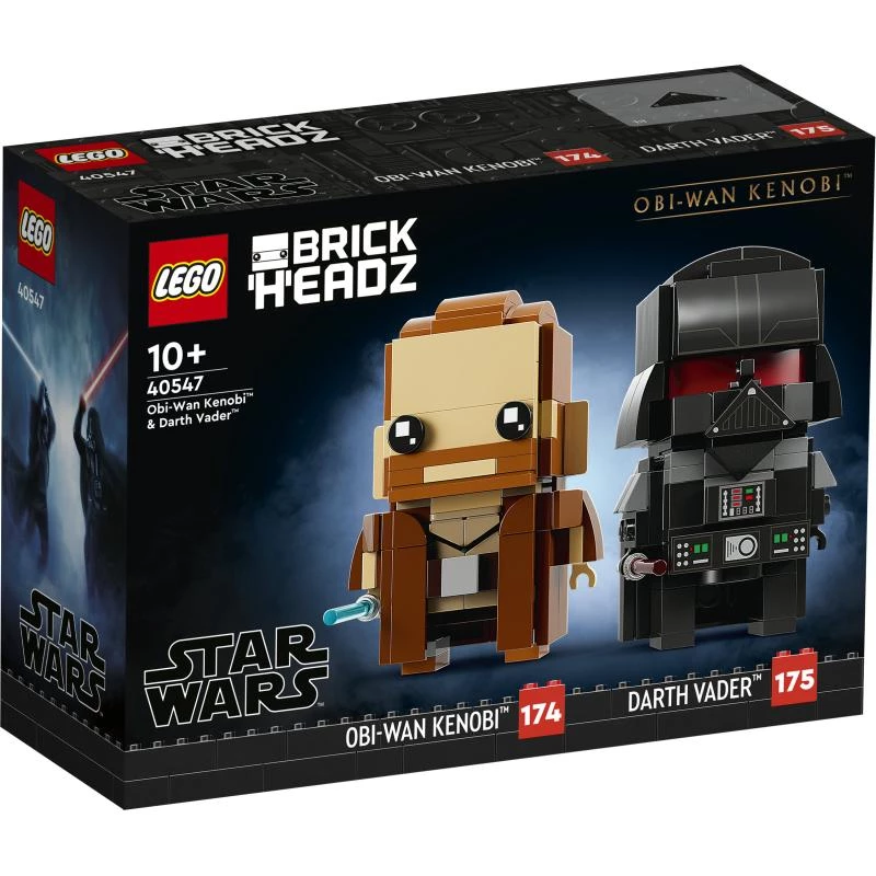 LEGO BrickHeadz Obi-Wan Kenobi e Darth Vader (40547)