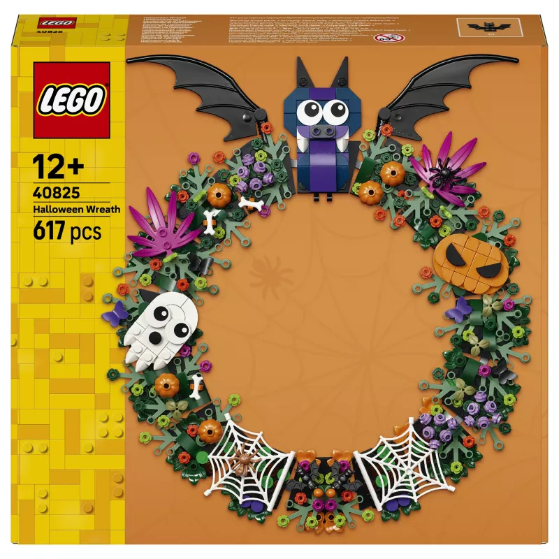 LEGO Bricks Iconic 40825 Halloween Wreath set di costruzione (173 pezzi, da 8 anni)