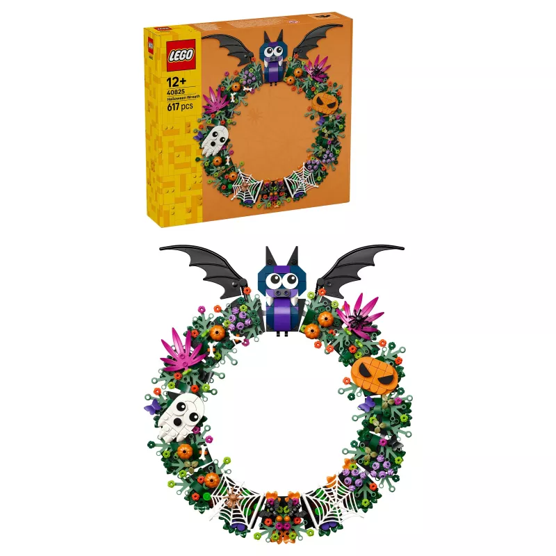 LEGO Bricks Iconic 40825 Halloween Wreath set di costruzione (173 pezzi, da 8 anni)