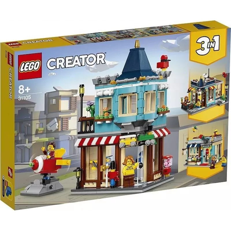 LEGO Creator 3-in-1 Townhouse Toy Store set di costruzioni (31105)
