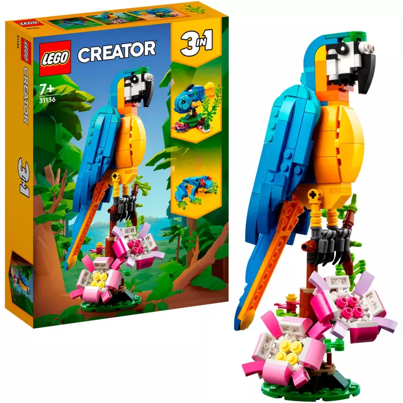 LEGO Creator Wild Animals bundle set di mattoncini 3-in-1 (1171 pezzi)