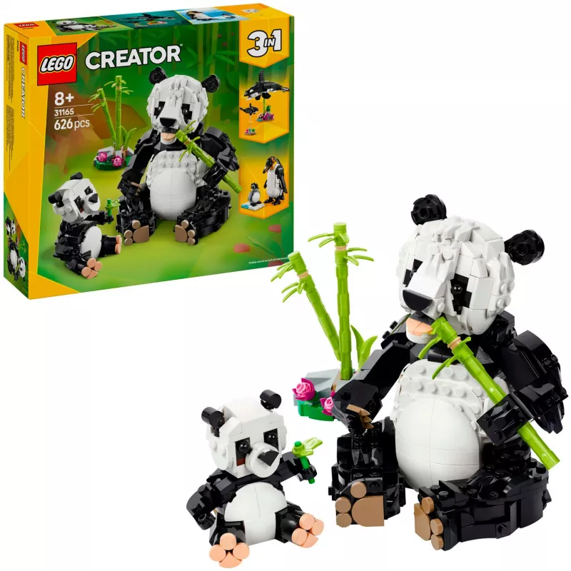 LEGO Creator Wild Animals bundle set di mattoncini 3-in-1 (1171 pezzi)
