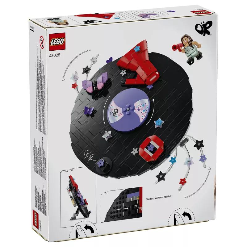 LEGO DOTS 43028 Olivia Rodrigo's Vinyl Record - set creativo fai-da-te