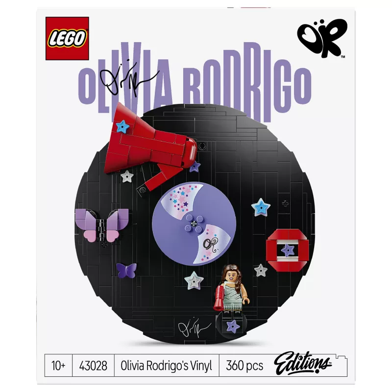 LEGO DOTS 43028 Olivia Rodrigo's Vinyl Record - set creativo fai-da-te