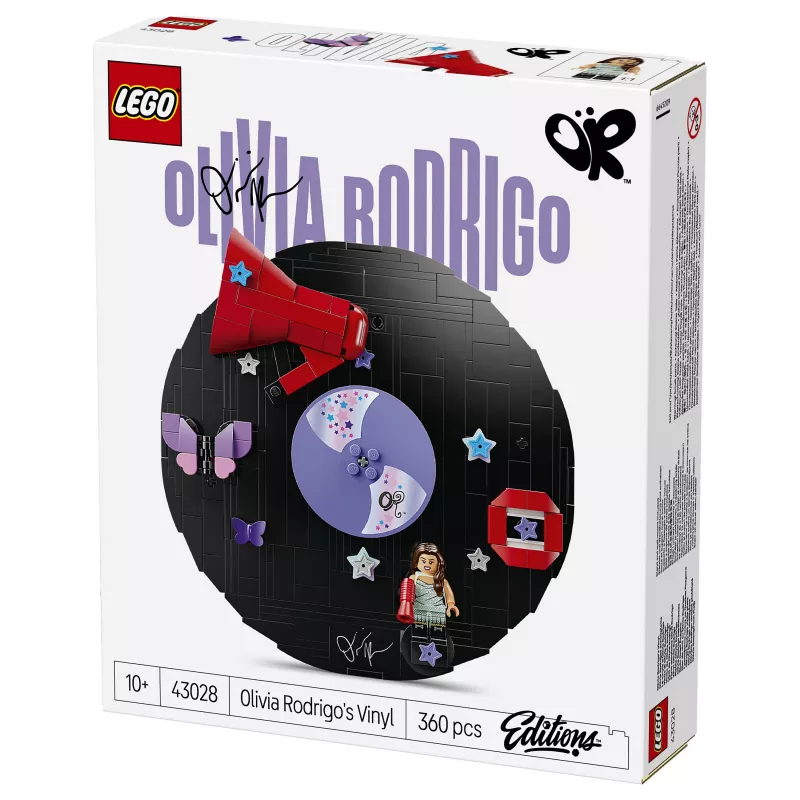 LEGO DOTS 43028 Olivia Rodrigo's Vinyl Record - set creativo fai-da-te