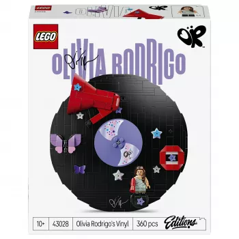 LEGO DOTS 43028 Olivia Rodrigo's Vinyl Record - set creativo fai-da-te