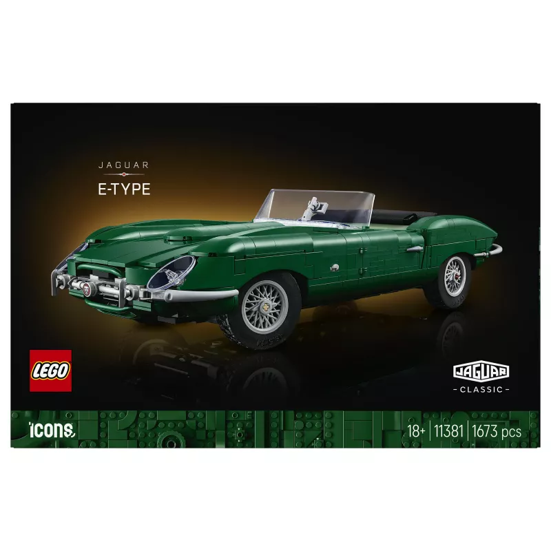 LEGO Icons 11381 set da costruzione Jaguar E-Type (1458 pezzi)