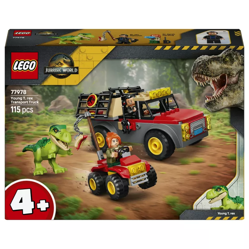 LEGO Jurassic World 77978 Camion di trasporto del giovane T. rex set da costruzione