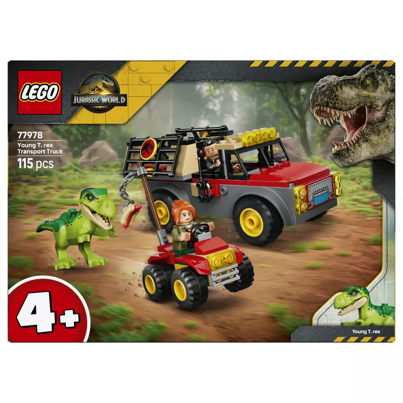 LEGO Jurassic World 77978 Camion di trasporto del giovane T. rex set da costruzione