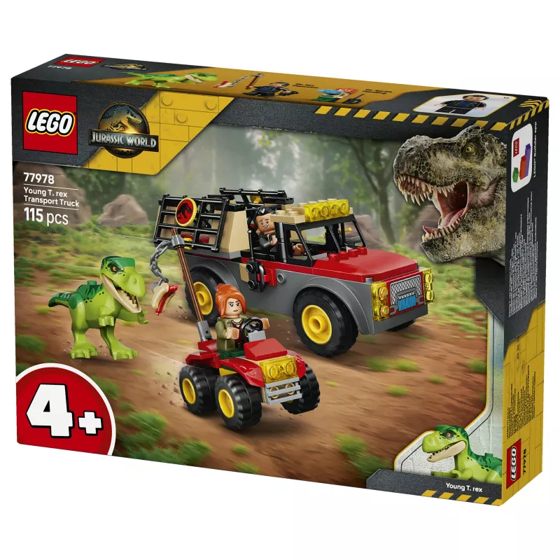LEGO Jurassic World 77978 Camion di trasporto del giovane T. rex set da costruzione