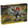 LEGO Jurassic World 77982 Fuga dello Spinosauro, set di costruzioni con moto e 2 minifigure (820 pezzi, 9+ anni)