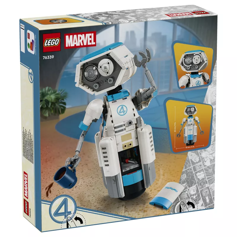 LEGO Marvel Super Heroes 76339 - The Fantastic Four H.E.R.B.I.E. Set da costruzione