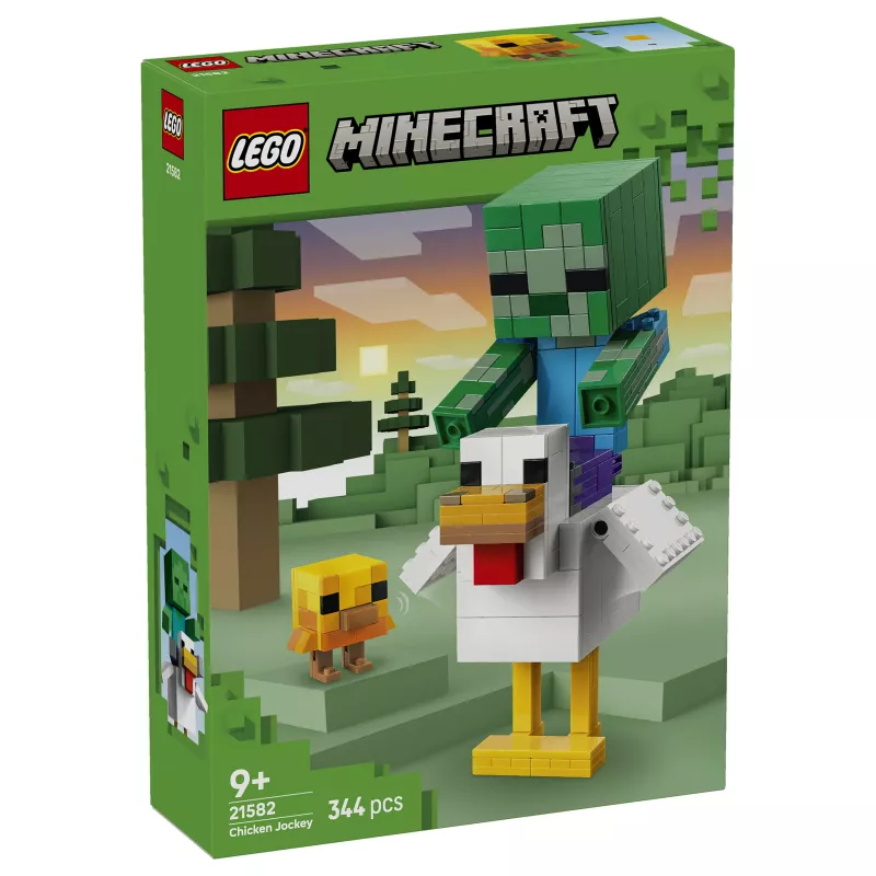 LEGO Minecraft 21582 Chicken Jockey set da costruzione
