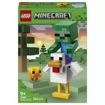 LEGO Minecraft 21582 Chicken Jockey set da costruzione