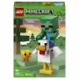 LEGO Minecraft 21582 Chicken Jockey set da costruzione