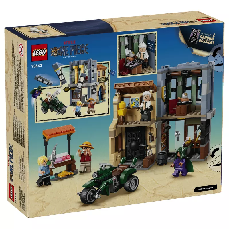 LEGO One Piece 75642 Showdown with Captain Smoker set da costruzione