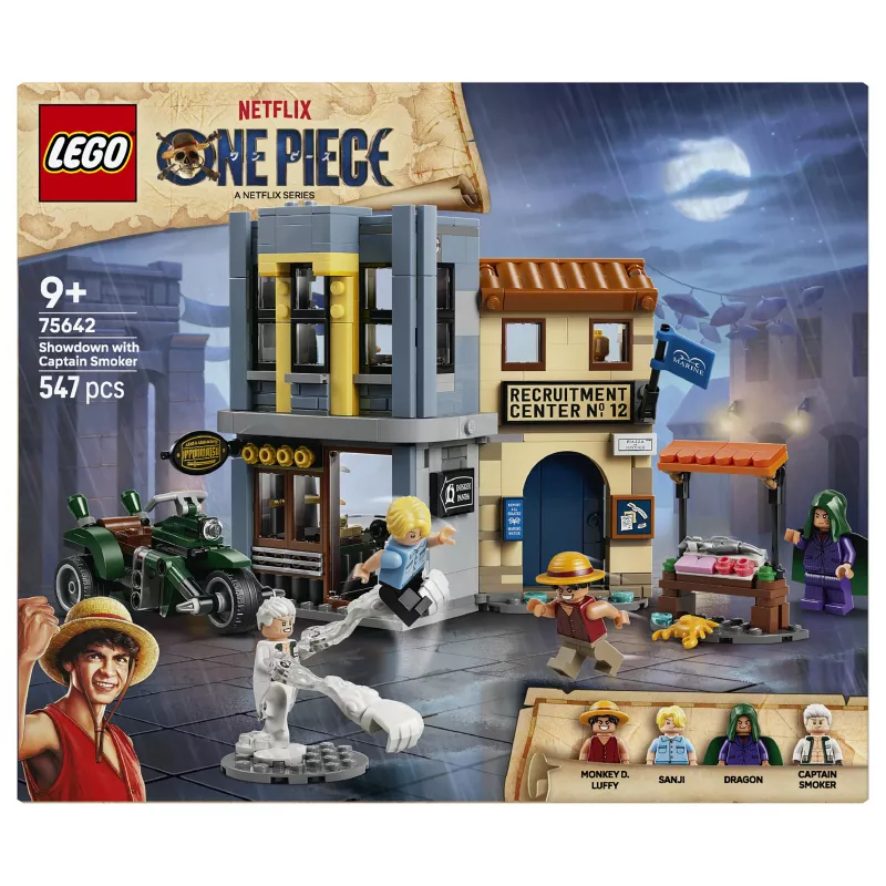 LEGO One Piece 75642 Showdown with Captain Smoker set da costruzione