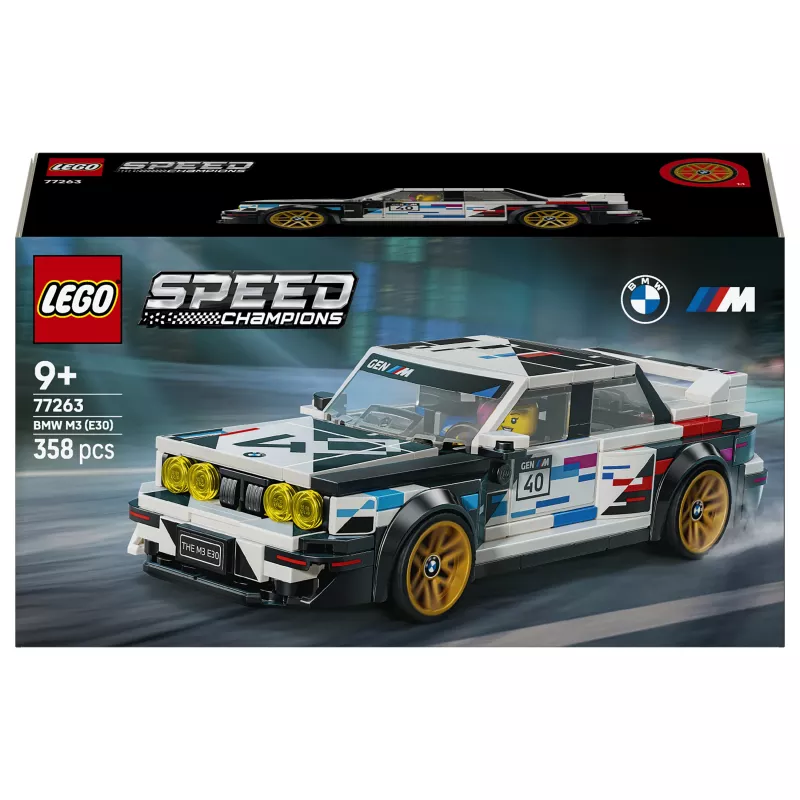 LEGO Speed Champions 77263 BMW M3 (E30) Set da costruzione auto da corsa