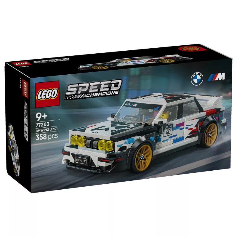 LEGO Speed Champions 77263 BMW M3 (E30) Set da costruzione auto da corsa