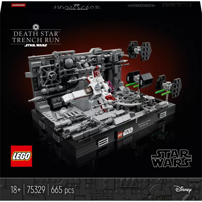 LEGO Star Wars 75329 diorama della trincea della Morte Nera, set di costruzioni
