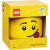 LEGO Storage Head Silly Large Yellow Contenitore 8.5L a forma di testa Minifigure