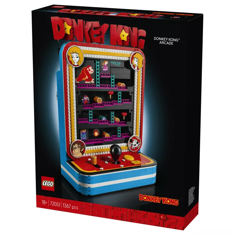 LEGO Super Mario 72051 Donkey Kong Arcade Machine set da costruzione