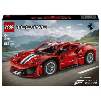 LEGO Technic 42235 Ferrari 488 Pista Set modello auto da corsa