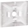 Legrand 032065 Base per fascette, adesiva e avvitabile, naturale, 100 pezzi