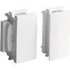 Legrand 075690 clip di fissaggio Soluclip per dispositivi Mosaic (confezione da 2, bianco)