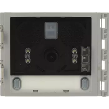 LEGRAND Bticino 351500 Modulo audio/video con altoparlante, telecamera grandangolare ad alta risoluzione e 2 pulsanti di chiamata per sistemi a 1 via
