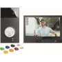 LEGRAND Bticino Flex'ONE kit videocitofono con postazione esterna LINEA 3000 e monitor interno CLASSE 300X, 1 tasto, nero 363943