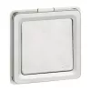 Legrand Soliroc 077811 interruttore universale on/off e deviatore, 1 polo, 10AX, 250V, IP55, IK10, grigio