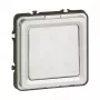Legrand Soliroc 077811 interruttore universale on/off e deviatore, 1 polo, 10AX, 250V, IP55, IK10, grigio