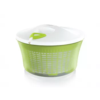LEIFHEIT Centrifuga per insalata Signature 4,5L bianco/verde